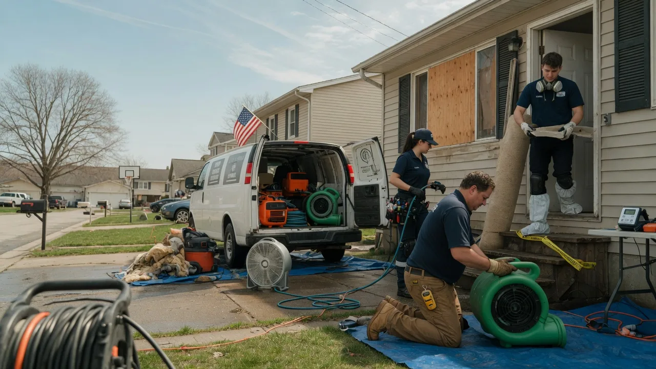 Water Damage Restoration in Strandburg, SD near me